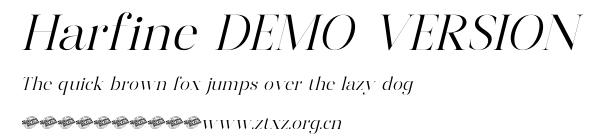 Harfine DEMO VERSION.otf