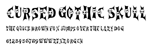 Cursed Gothic Skull.ttf