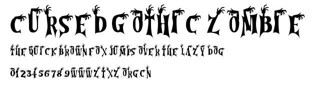 Cursed Gothic Zombie.ttf