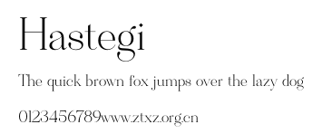 Hastegi.otf