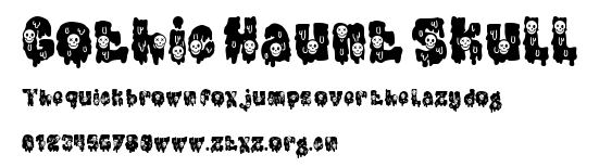Gothic Haunt Skull.ttf