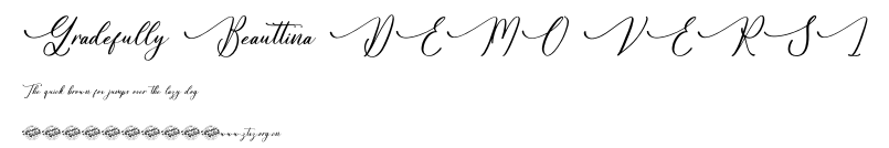 Gradefully Beauttina DEMO VERSI.ttf