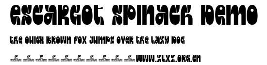 Escargot Spinach DEMO.ttf