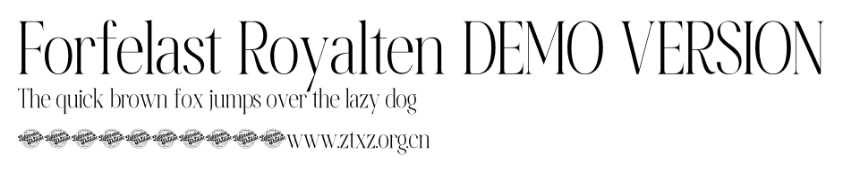 Forfelast Royalten DEMO VERSION.otf
