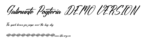 Galimunte Pogteria DEMO VERSION.ttf