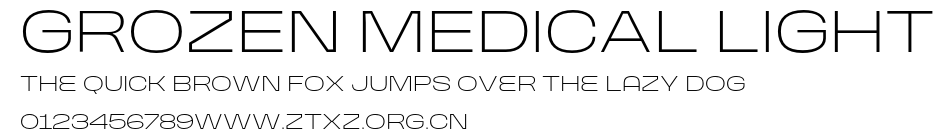 GROZEN MEDICAL Light.otf