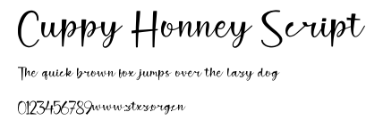 Cuppy Honney Script.otf