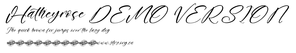 Hatheyrose DEMO VERSION.ttf