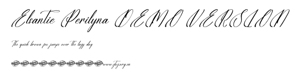 Elsantie Perilyna DEMO VERSION.ttf
