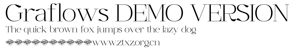 Graflows DEMO VERSION.otf
