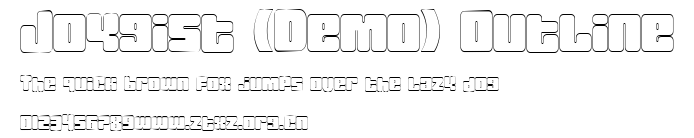 Joygist (Demo) Outline.ttf