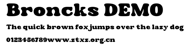 Broncks DEMO.ttf
