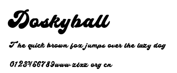 Doskyball.ttf
