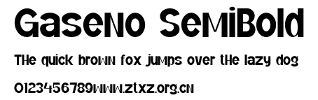 Gaseno SemiBold.otf