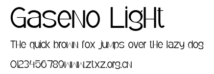 Gaseno Light.otf
