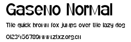 Gaseno Normal.otf