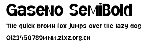 Gaseno SemiBold.ttf