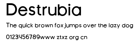 Destrubia.ttf