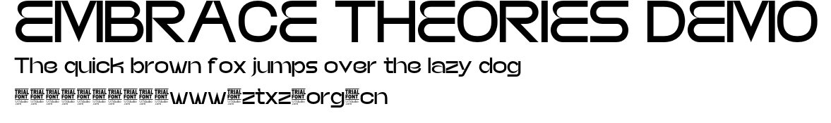 EMBRACE THEORIES DEMO.otf