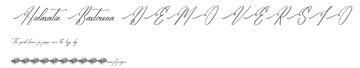 Hidasatie Bastirona DEMO VERSIO.otf