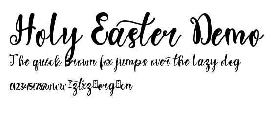 Holy Easter Demo.ttf