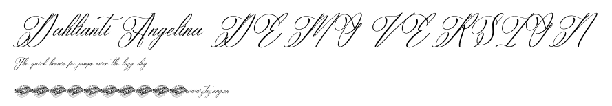 Dahlianti Angelina DEMO VERSION.otf