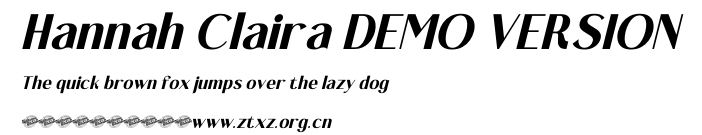 Hannah Claira DEMO VERSION.otf