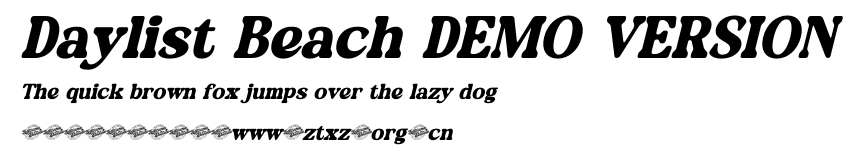 Daylist Beach DEMO VERSION.otf