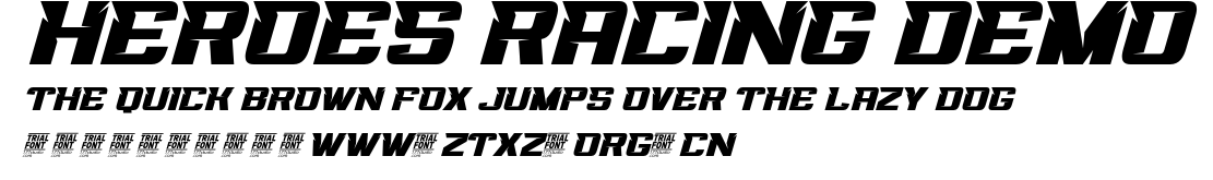 Heroes Racing Demo.otf