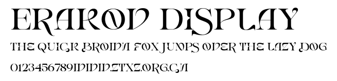 Erakov Display.otf