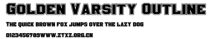 Golden Varsity Outline.ttf