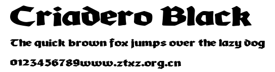Criadero Black.otf