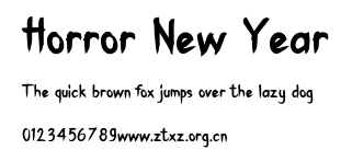 Horror New Year.otf