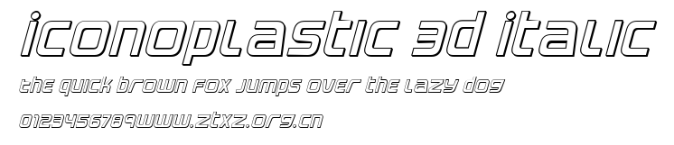 Iconoplastic 3D Italic.ttf