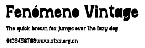 Fenómeno Vintage.otf