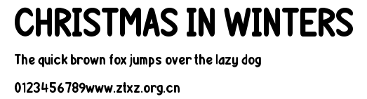 CHRISTMAS IN WINTERS.ttf