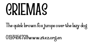 CRIEMAS.otf