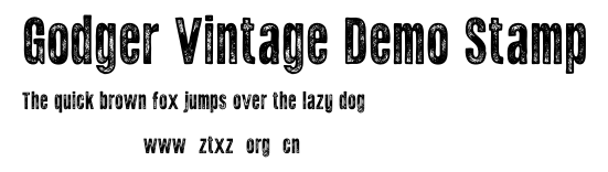 Godger Vintage Demo Stamp.otf