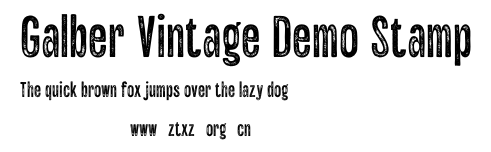 Galber Vintage Demo Stamp.otf