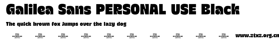 Galilea Sans PERSONAL USE Black.otf