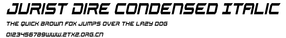 Jurist Dire Condensed Italic.ttf
