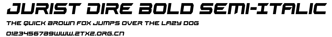 Jurist Dire Bold Semi-Italic.ttf