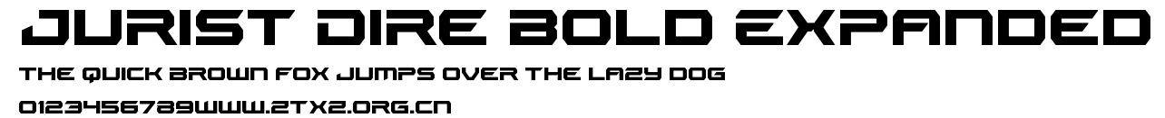 Jurist Dire Bold Expanded.ttf