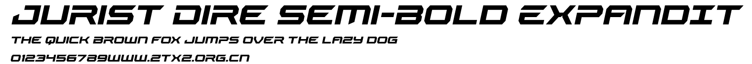 Jurist Dire Semi-Bold ExpandIt.ttf