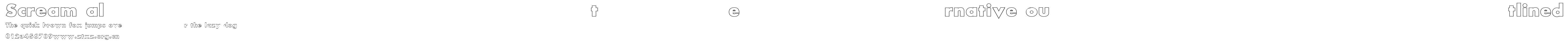 Scream alternative outlined.ttf