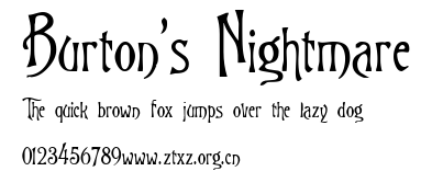 Burton's Nightmare.TTF