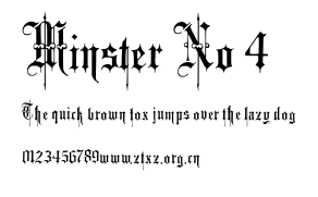 Minster No 4.ttf