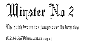 Minster No 2.ttf