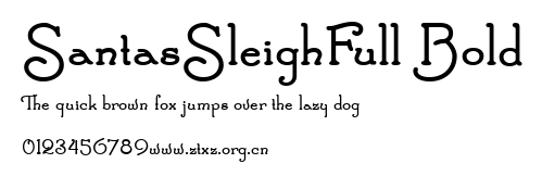 SantasSleighFull Bold.ttf