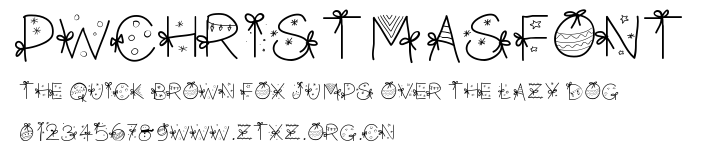 PWChristmasfont.ttf